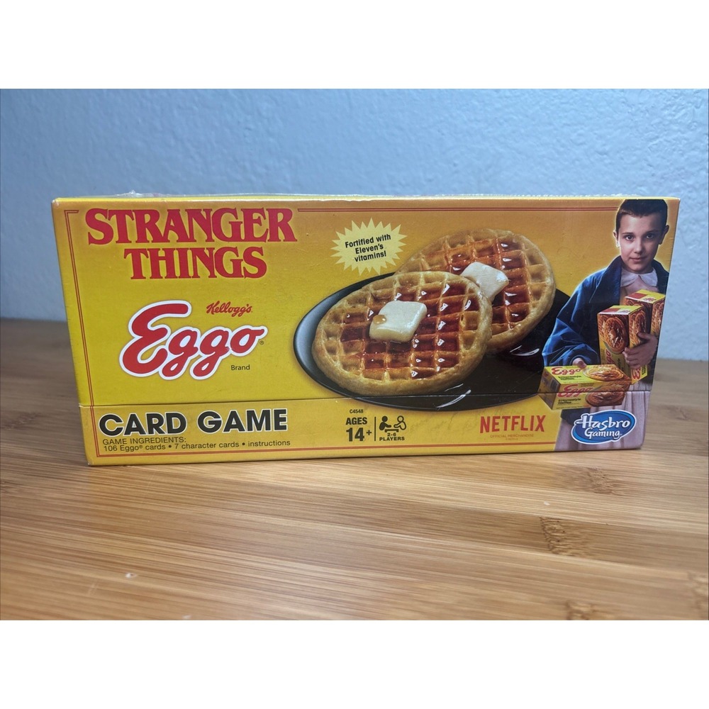 Netflix TV Show STRANGER THINGS Eggo Card Game (Hasbro, 2017) New Open Box